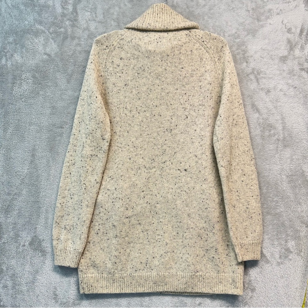 Burton Durable Goods Beige Turtle Neck Wool Blend Ski Sweater Womens Size L - Picture 7 of 8